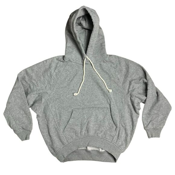 MADEWELL Hoodie WMNS S Grey Terry Relaxed Raglan-Sleeve Sweatshirt NN528 - Picture 1 of 11
